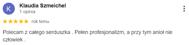Opinia klienta o fizjoterapii Oh Baby